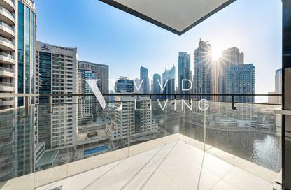 Apartment - 1 - 2 for rent in LIV Waterside - Dubai Marina - Dubai