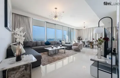 Apartment - 3 Bedrooms - 3 Bathrooms for sale in Beach Isle Tower 2 - Beach Isle - Emaar Beachfront - Dubai Harbour - Dubai