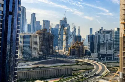 شقة - 1 حمام للايجار في برج سينشري - الخليج التجاري - دبي