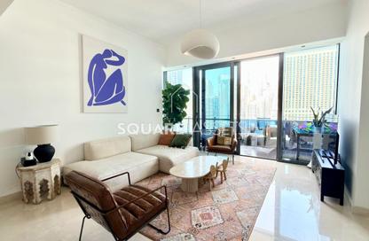 Apartment - 3 Bedrooms - 3 Bathrooms for rent in Silverene Tower A - Silverene - Dubai Marina - Dubai