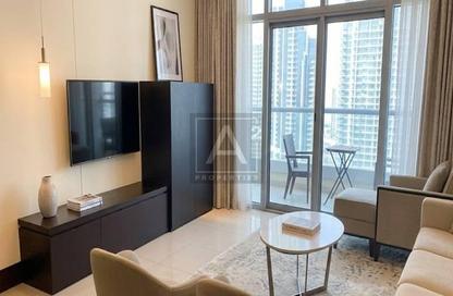 شقة - غرفة نوم - 2 حمامات للايجار في فندق برج ليك - العنوان داون تاون - وسط مدينة دبي - دبي