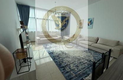 Apartment - 2 Bedrooms - 2 Bathrooms for rent in Corniche Tower - Ajman Corniche Road - Ajman