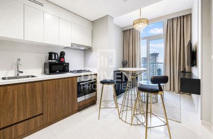 Apartment - 1 - 1 for rent in Reva Residences - Business Bay - Dubai