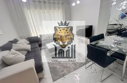 شقة - غرفة نوم - 2 حمامات للايجار في برج الواحة - الراشدية 1 - الراشدية - عجمان