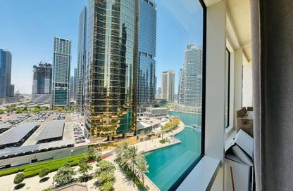 شقة - 1 حمام للايجار في برج كونكورد - (JLT) مجمع H - أبراج بحيرات الجميرا - دبي