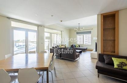 Apartment - 3 - 3 for rent in Al Das - Shoreline Apartments - Palm Jumeirah - Dubai