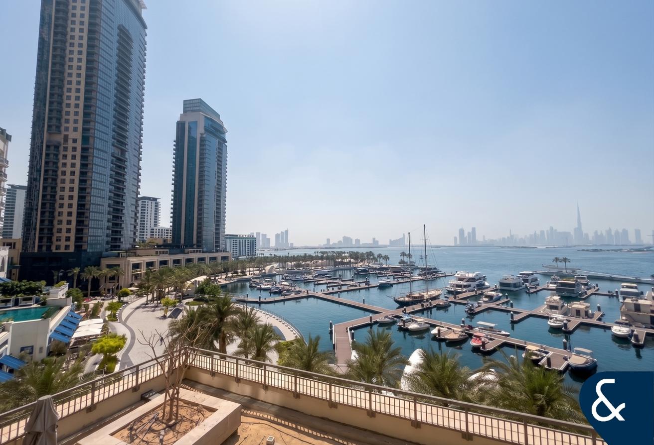 Full Burj & Harbour Views | Unfurnished | Oct photo 6