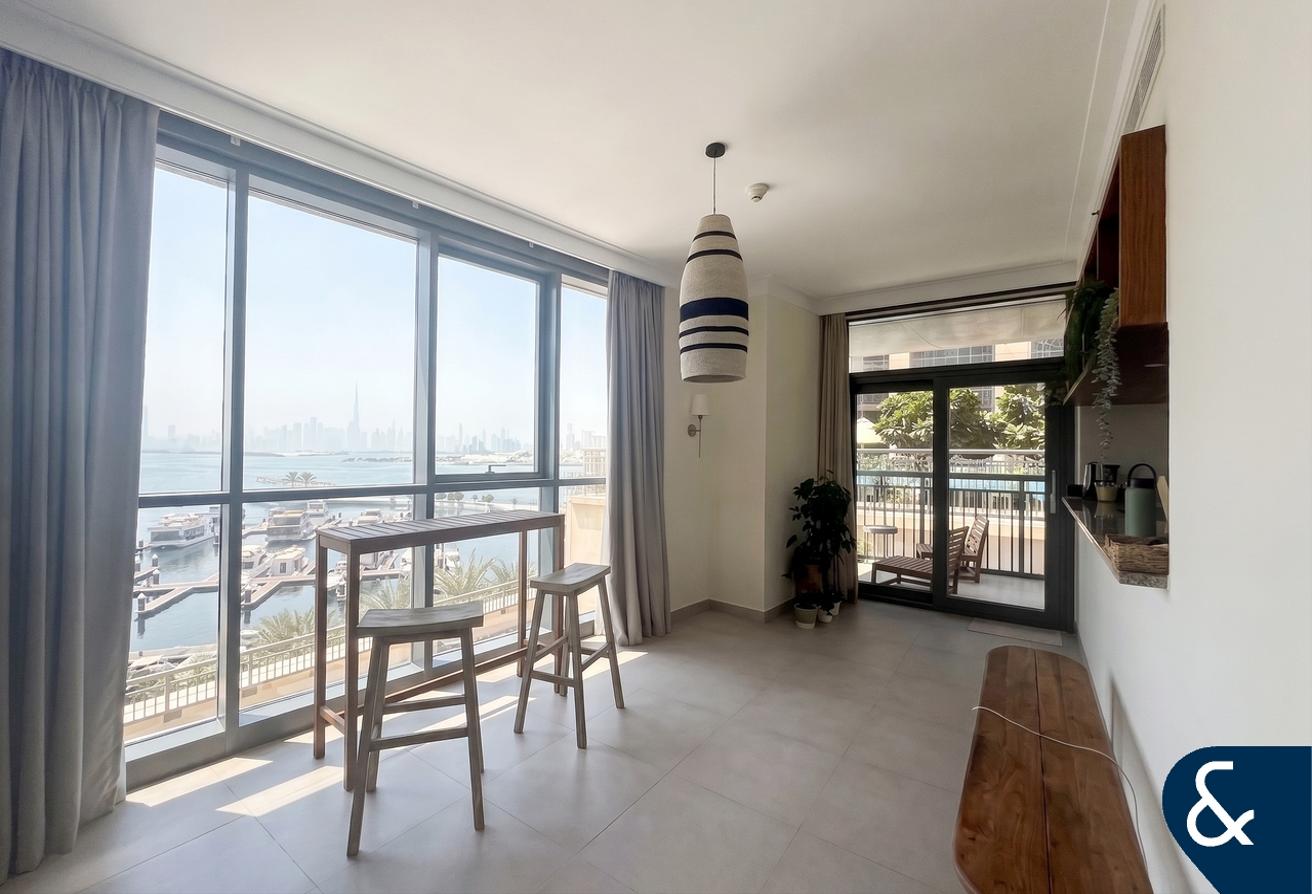 Full Burj & Harbour Views | Unfurnished | Oct photo 5