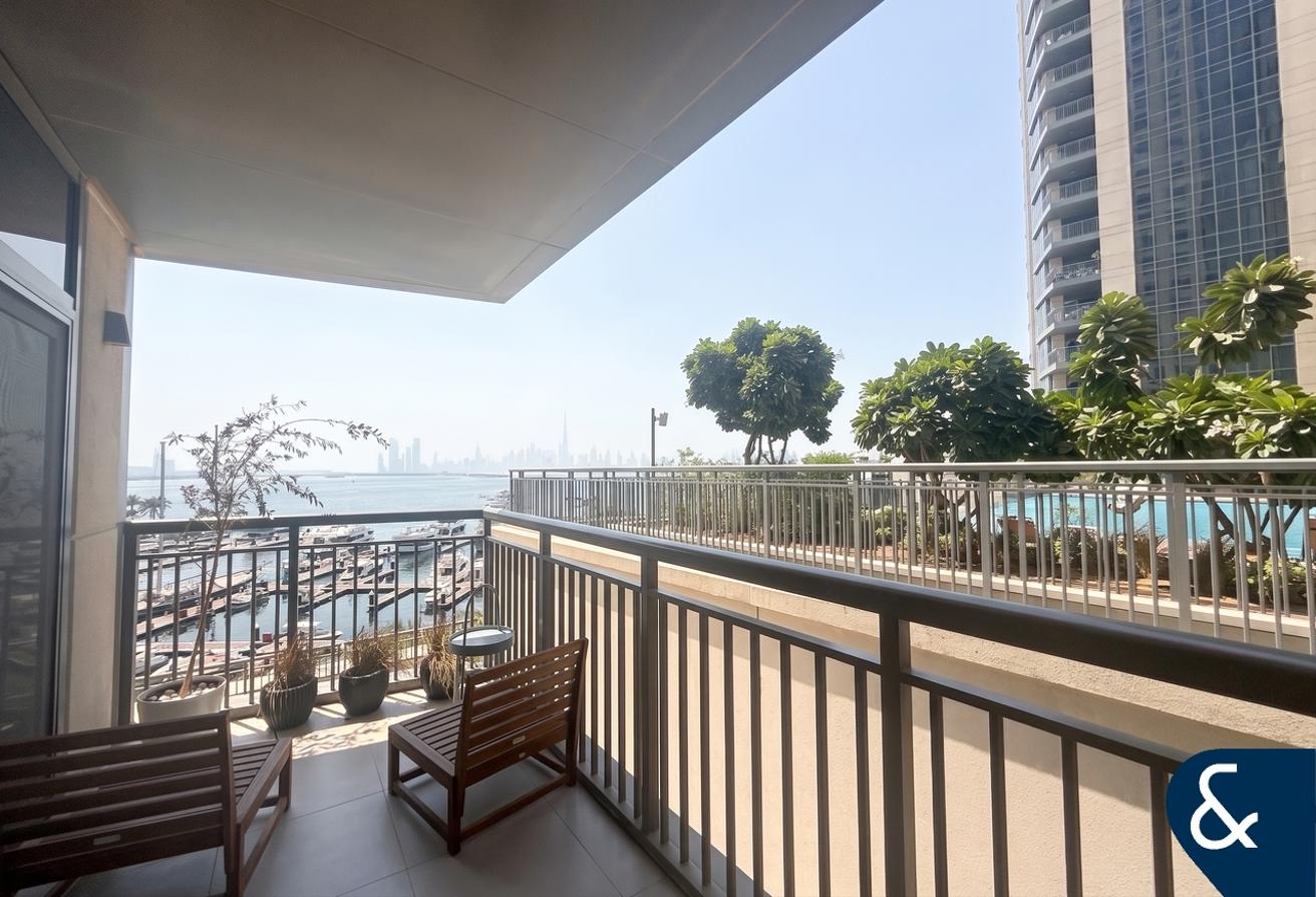 Full Burj & Harbour Views | Unfurnished | Oct photo 4