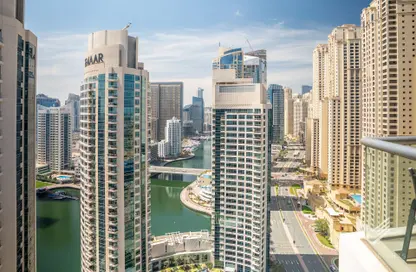 Apartment - 1 Bedroom - 2 Bathrooms for rent in Blakely Tower - Park Island - Dubai Marina - Dubai