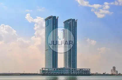 شقة - غرفة نوم - 2 حمامات للايجار في برج جلفار السكني - ابراج جلفار - النخيل - رأس الخيمة