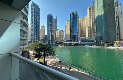 Apartment - 1 Bedroom - 2 Bathrooms for rent in The Atlantic Tower 1 - The Atlantic - Dubai Marina - Dubai
