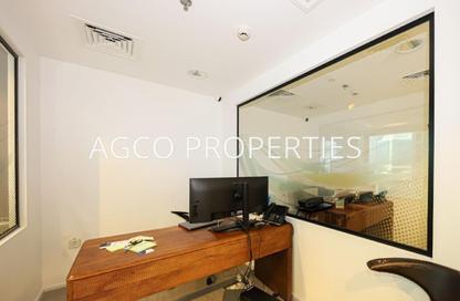 Office Space - Studio - 1 Bathroom for rent in The Binary Tower - Business Bay - Dubai