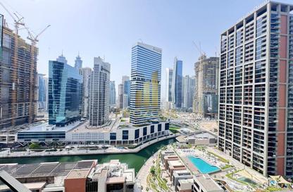 Apartment - Studio - 1 for rent in Peninsula Five - Peninsula - Business Bay - Dubai