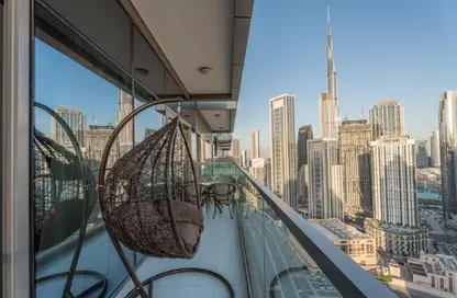 شقة - 2 غرف نوم - 3 حمامات للايجار في فندق ومساكن برج باراماونت - الخليج التجاري - دبي