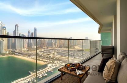 شقة - 2 غرف نوم - 2 حمامات للايجار في برج Marina Vista 2 - مارينا فيستا - إعمار بيتشفرونت - دبي هاربور - دبي