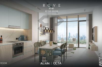 Apartment - 1 - 1 for sale in Rove Home Meydan Horizon - Bukadra - Dubai