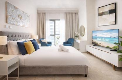 Apartment - Studio - 1 Bathroom for rent in Zumurud Tower - Dubai Marina - Dubai