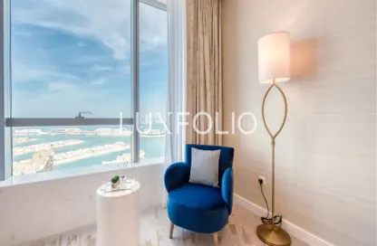 Apartment - Studio - 1 Bathroom for rent in The Palm Tower - Palm Jumeirah - Dubai