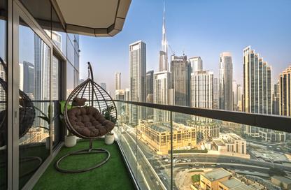 Apartment - 2 - 2 for rent in Paramount Tower Hotel  and  Residences - Business Bay - Dubai