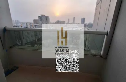 شقة - غرفة نوم - 2 حمامات للبيع في أورينت تاور 1 - أورينت تاور - البستان - عجمان