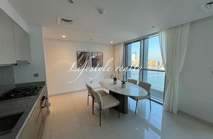 Apartment - 1 Bedroom - 1 Bathroom for rent in Beach Isle Tower 1 - Beach Isle - Emaar Beachfront - Dubai Harbour - Dubai