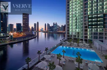 Apartment - 1 Bathroom for rent in Damac Maison Prive A - Damac Maison Prive - Business Bay - Dubai
