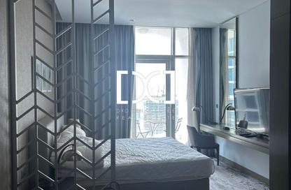 Apartment - Studio - 1 Bathroom for rent in Damac Maison Prive A - Damac Maison Prive - Business Bay - Dubai