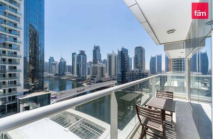 Apartment - 1 Bedroom - 2 Bathrooms for rent in Continental Tower - Dubai Marina - Dubai