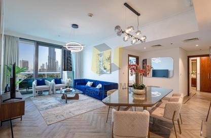 Apartment - 2 Bedrooms - 3 Bathrooms for rent in Burj Vista 2 - Burj Vista - Downtown Dubai - Dubai
