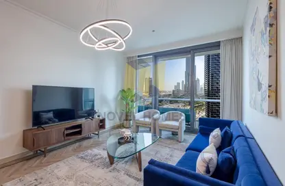 شقة - 2 غرف نوم - 3 حمامات للايجار في برج فيستا 2 - برج فيستا - وسط مدينة دبي - دبي