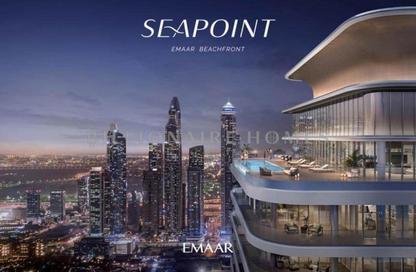 شقة - 2 غرف نوم - 2 حمامات للبيع في برج Seapoint 2 - سي بوينت - إعمار بيتشفرونت - دبي هاربور - دبي