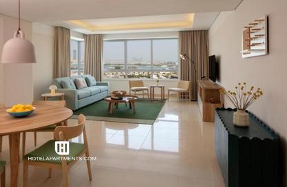 Apartment - 1 Bedroom - 2 Bathrooms for rent in Staybridge Suites - Dubai Media City - Dubai