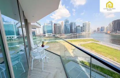 شقة - غرفة نوم - 1 حمام للايجار في بنينسولا ثري - بنينسولا - الخليج التجاري - دبي