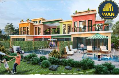Townhouse - 5 - 5 for sale in Portofino - Damac Lagoons - Dubai