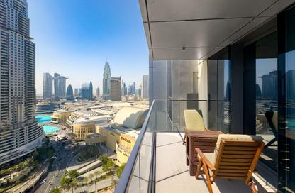 Apartment - 2 - 3 for rent in Boulevard Point - Downtown Dubai - Dubai