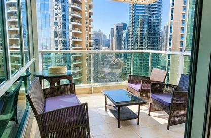 Apartment - 2 Bedrooms - 3 Bathrooms for rent in Al Yass Tower - Dubai Marina Towers - Dubai Marina - Dubai