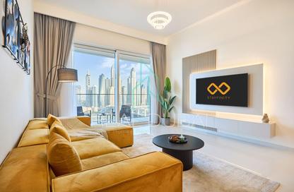 Apartment - 2 Bedrooms - 3 Bathrooms for rent in Grand Bleu Tower 1 - EMAAR Beachfront - Dubai Harbour - Dubai