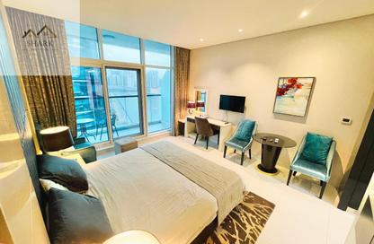 Apartment - Studio - 1 Bathroom for rent in Bay's Edge - Business Bay - Dubai