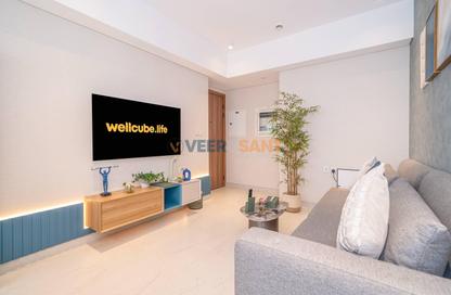 شقة - 2 - 2 للبيع في برج العافية الهادئ من WELLCUBE - حي 7 - مثلث قرية جميرا - دبي