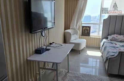 Apartment - Studio - 1 Bathroom for rent in Tower A3 - Ajman Pearl Towers - Ajman Downtown - Ajman