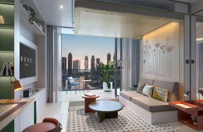 Apartment - Studio - 1 Bathroom for sale in Rove Home Marasi Drive - Business Bay - Dubai