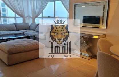 Apartment - 3 Bedrooms - 3 Bathrooms for rent in Ajman Corniche Residences - Ajman Corniche Road - Ajman