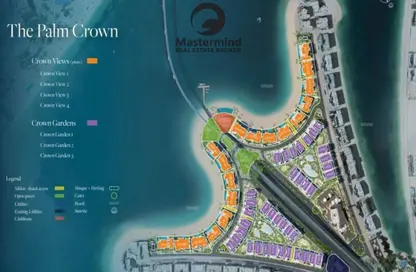 Land - Studio for sale in The Palm Crown - Palm Jumeirah - Dubai