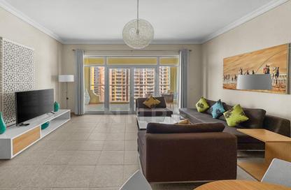 Apartment - 2 - 4 for rent in Al Das - Shoreline Apartments - Palm Jumeirah - Dubai