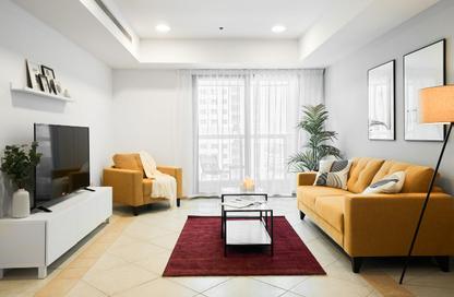 Apartment - 2 - 2 for rent in Princess Tower - Dubai Marina - Dubai