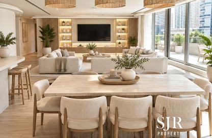 Penthouse - 4 - 4 for rent in The Waves Tower B - The Waves - Dubai Marina - Dubai