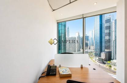 Office Space - Studio - 2 Bathrooms for rent in The Binary Tower - Business Bay - Dubai