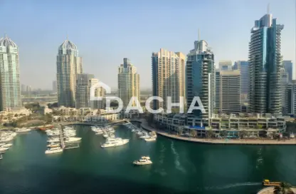 شقة - غرفة نوم - 2 حمامات للايجار في مارينا تيراس - دبي مارينا - دبي