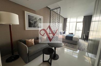 Apartment - Studio - 1 Bathroom for rent in Damac Maison Prive A - Damac Maison Prive - Business Bay - Dubai